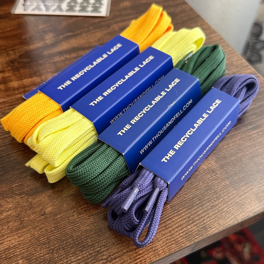 NWT Thousand Fell 100% Recycled rPET Shoe Laces - Picture 3 of 4